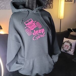 SALE✌️JEEP GIRL!  Black & Pink Hoodie
